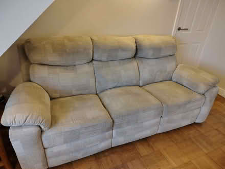 Photo of free Recliner 3 seater sofa and chair. (Ludworth Houses SK6) #1