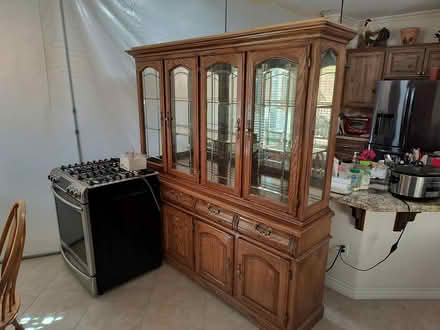 Photo of free Wood china cabinet (Sun city anthem, Henderson) #2