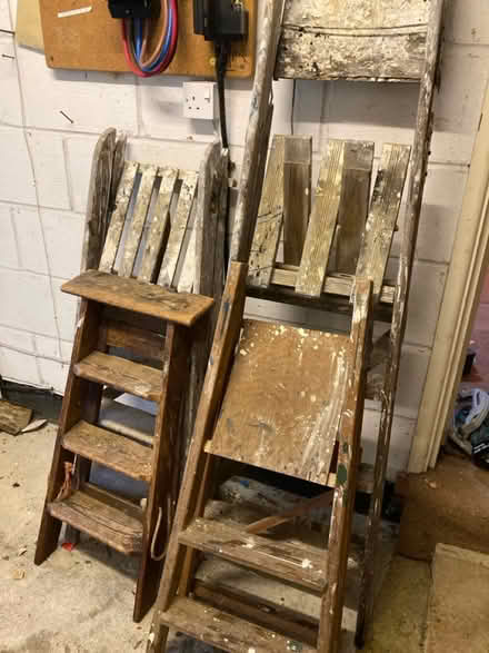 Photo of free Selection of wooden step ladders (Selsey PO20) #1