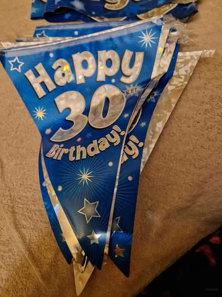 Photo of free 30th birthday banners and bunting (Juniper Green, EH14) #1