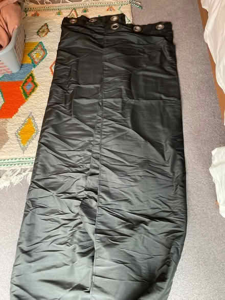 Photo of free 2 x black curtain (Leigh woods) #1