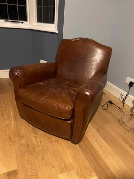 Photo of free Leather Armchair (Rayleigh SS6) #1
