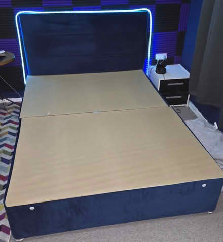 Photo of free Double Divan Base And HeadBoard (Lytham FY8) #1