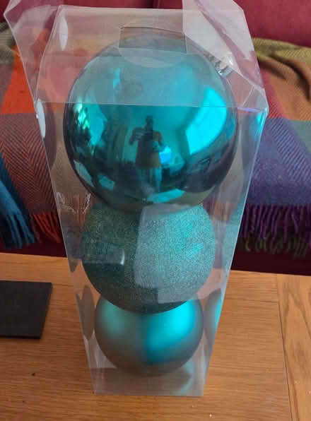 Photo of free Large Christmas baubles (Caldecott OX14) #1