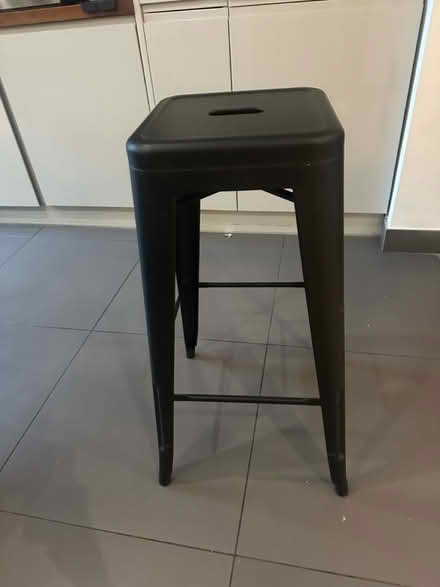 Photo of free 3 x black bar stools (SE6) #1