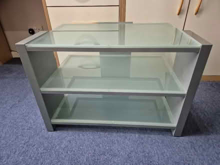 Photo of free Glass and metal TV stand (DE72 3BT) #1