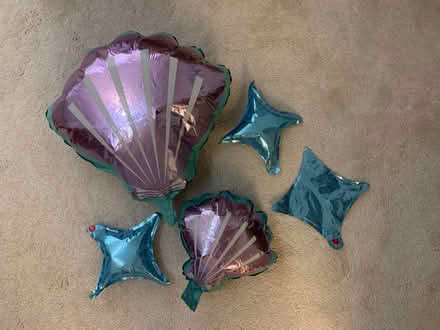 Photo of free Mermaid themed party balloons (Cholsey Meadows OX10) #1