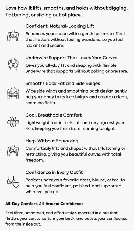 Photo of free Back smoothing, lifting, non wired NEW bra (Stanstead St Margarets SG12) #3