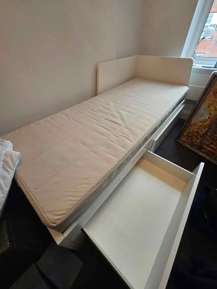Photo of free IKEA day bed (double) w storage (Chiswick W4 4LP) #1