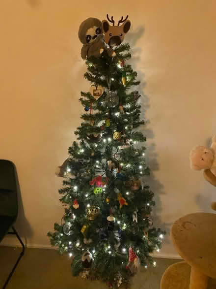 Photo of free Artificial half Christmas tree (Denmark Hill SE5) #2