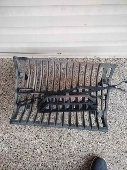 Photo of free Fireplace log rack and tongs (Springfield 19064) #1