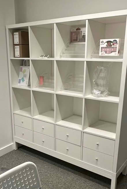 Photo of free IKEA shelving unit with drawers (Off EC2A) #2