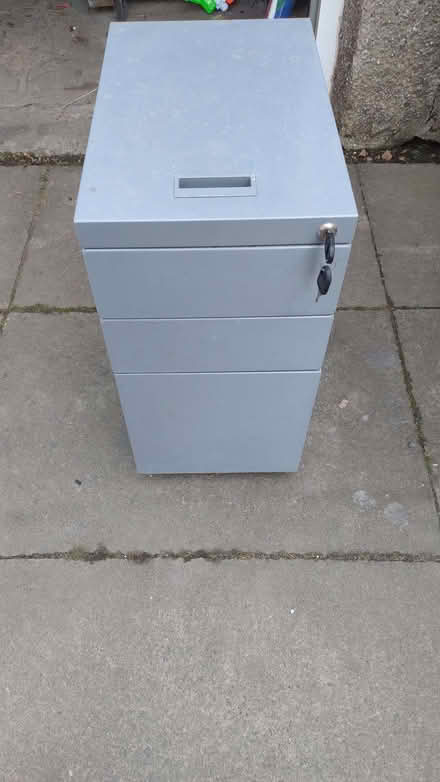 Photo of free Small filing cabinet on wheels (Linlithgow EH49) #1