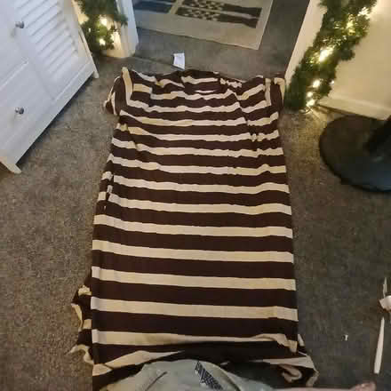 Photo of free Plus size 22-24 Brown and white striped dress from Yours (Spixworth NR10) #1