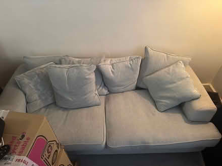 Photo of free Light blue sofa (Fambridge CM9) #1