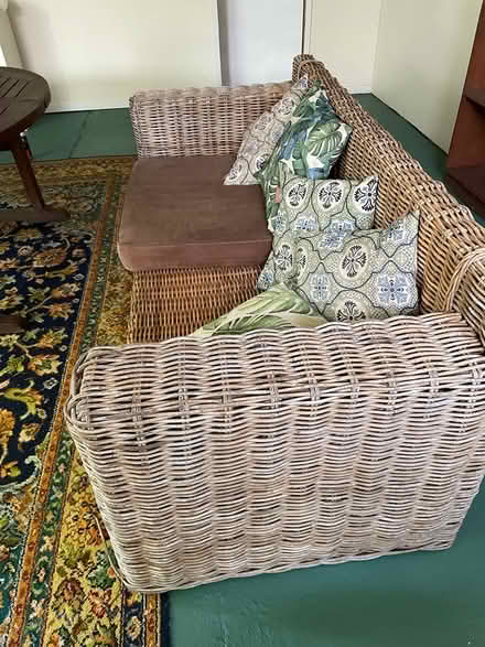 Photo of free Rattan couch (The Gap 4061) #1