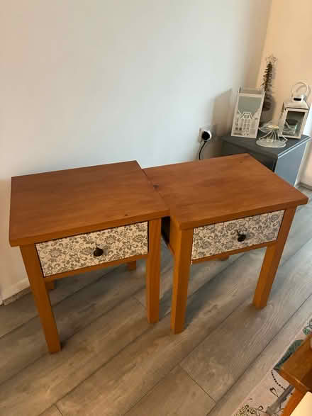 Photo of free Pair of side or bedside tables (Stevenage SG1) #1