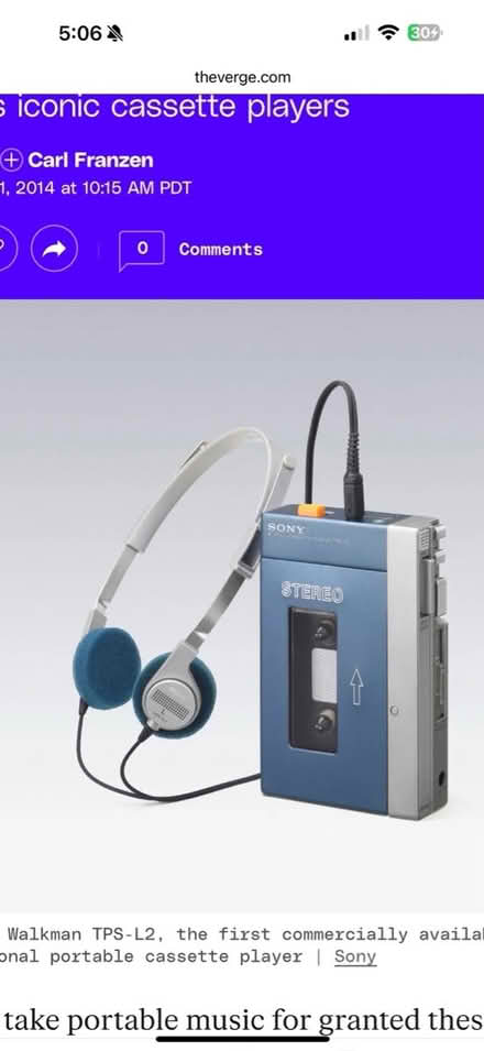 Photo of Walkman (Campbell) #1