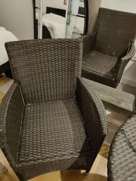 Photo of free Garden table and 4 chairs (Marylebone W1U) #2