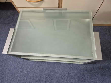 Photo of free Glass and metal TV stand (DE72 3BT) #3
