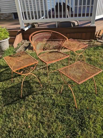 Photo of free Wrought Iron Mesh Furniture (Belford, N.J.) #1