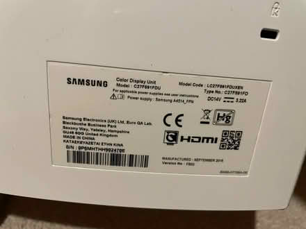 Photo of free Samsung monitor (BN3) #2