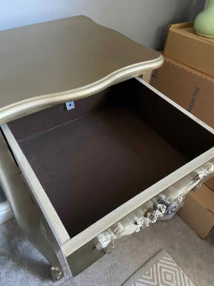 Photo of free Two-drawer bedside table (Bussage GL6) #3