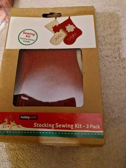 Photo of free Christmas stocking sewing kit (Juniper Green, EH14) #1
