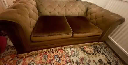 Photo of free Vintage chesterfield sofa (M21 7qg) #2