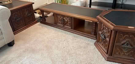 Photo of free 3 pc Living Room Tables (Dixboro between 9 & 10) #1