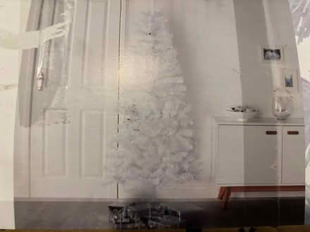 Photo of free 6ft white Christmas tree (Artane) #1