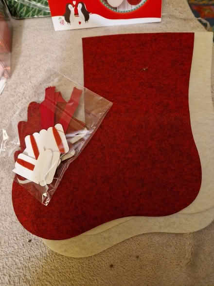 Photo of free Christmas stocking sewing kit (Juniper Green, EH14) #2