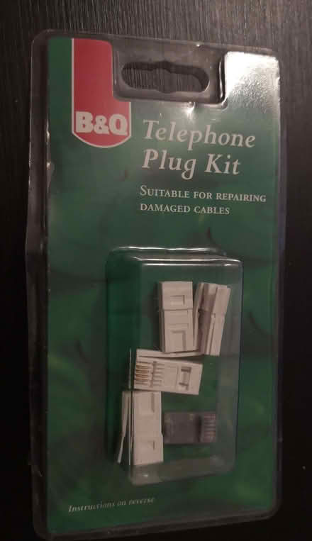 Photo of free Reel of telephone cable + plugs (Woodley RG5) #2