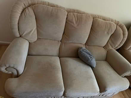 Photo of free Cream Living Room Sofa Set (B13) #1