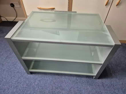 Photo of free Glass and metal TV stand (DE72 3BT) #2