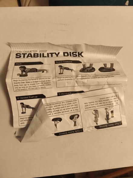 Photo of free Fitness equipment - stability disk (TN39 4JT) #2