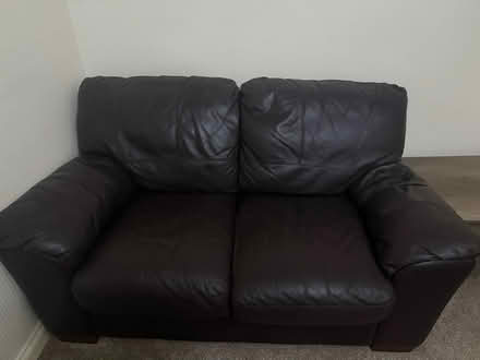 Photo of free Two seater sofa leather (DE55) #2