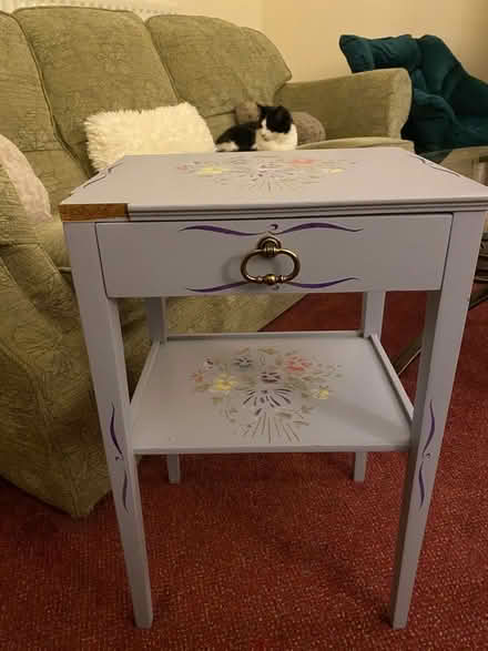 Photo of free Bedside cabinet/plant stand. (Carlisle CA1) #1