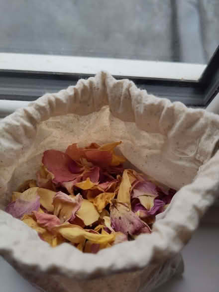 Photo of free Small bag of homemade rose petal confetti. 3/4 handfuls. (Berkhamsted HP4) #2