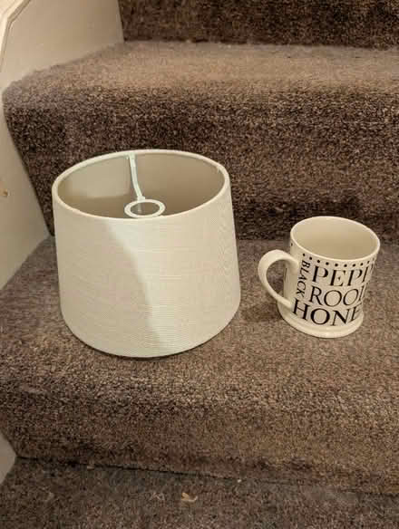 Photo of free Cream lampshade x 2 (Cawston CV22) #1