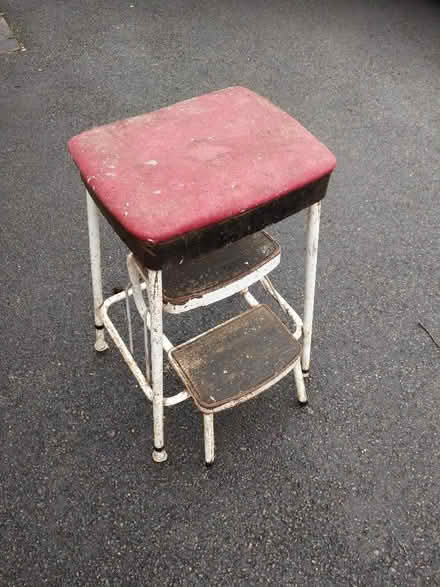 Photo of free Vintage folding step stool for up cycling! (Gorse Hill GU22) #2
