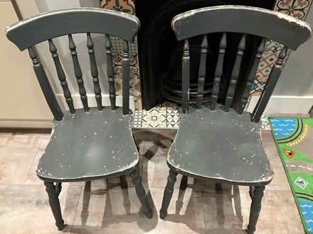 Photo of free 2 x wooden chair (Sidcup DA15) #1