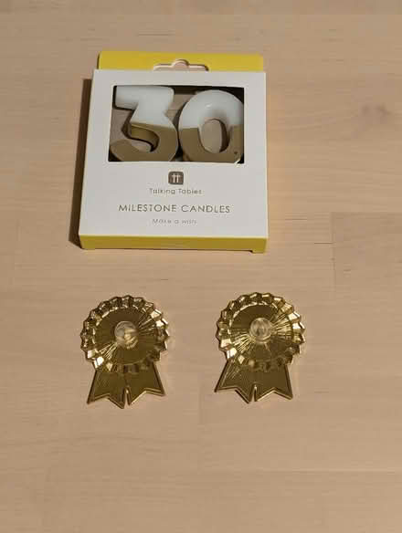 Photo of free 30 candles and 2x 30 badges (Temple Cowley OX4) #2