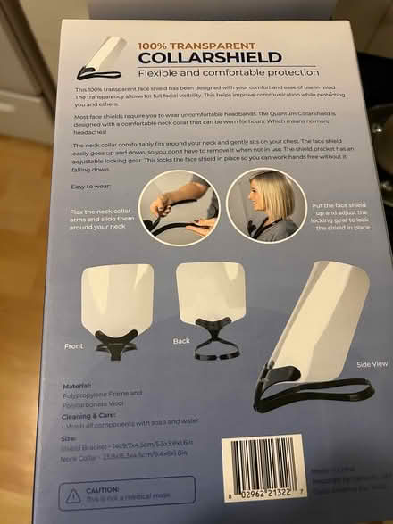 Photo of free CollarShield Neck Band Face Shields (L5L 5P5) #2