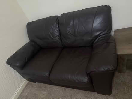 Photo of free Two seater sofa leather (DE55) #1
