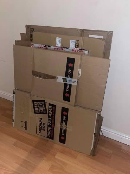 Photo of free 10 cardboard moving boxes (Bedminster BS3) #1