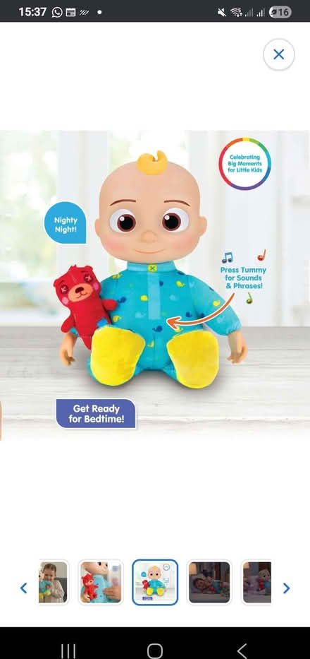 Photo of JJ Cocomelon Toy (Southend-on-sea SS1) #1