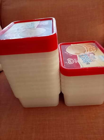 Photo of free ice cream containers (waterlooville) #1