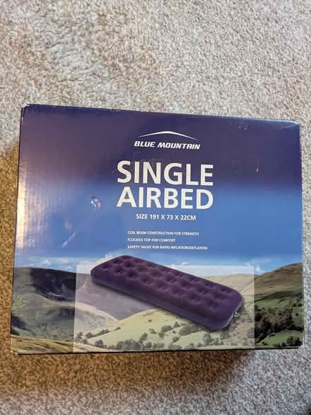 Photo of free Single blow up mattress (TQ14) #1