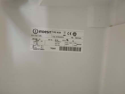 Photo of free Indesit fridge TL1 A (Hook KT9) #2